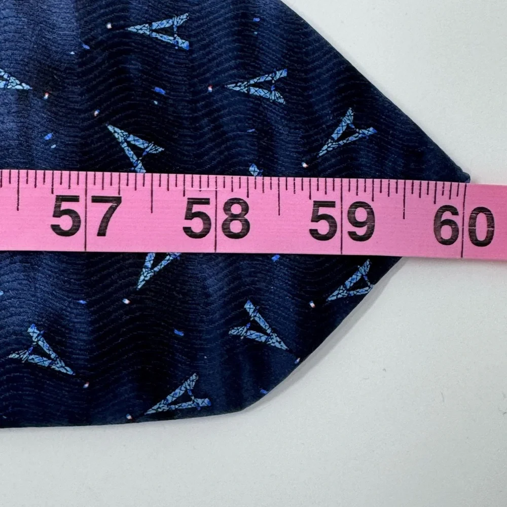 Roger‎ L. Paris Neck Tie, Eiffel Tower, Silk, Novelty, Abstract, Travel, France
